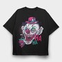 Creppy Clown, Tricou Oversize Barbati (Unisex)