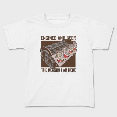 Engine and Beer, Tricou Copii
