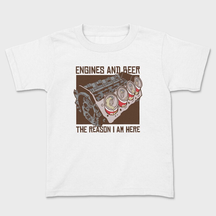 Engine and Beer, Tricou Copii