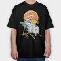 Snowman Sun Quote, Tricou Oversize Barbati (Unisex)