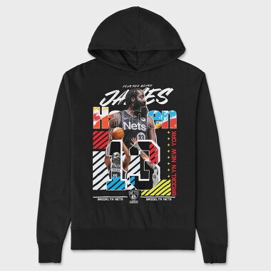 James Harden Nets Design, Hanorac Oversize Barbati (Unisex)