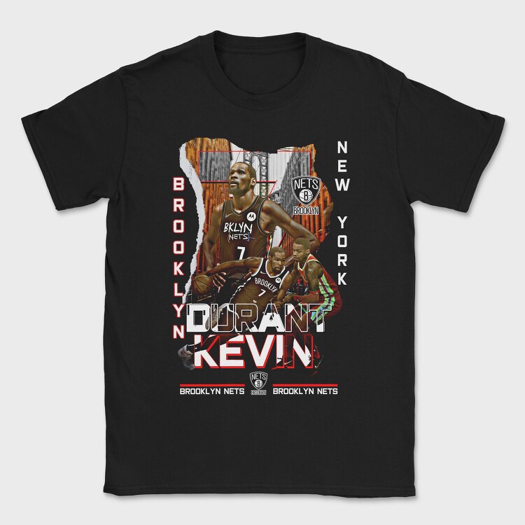 Kevin Durant, Tricou Barbati (Unisex)