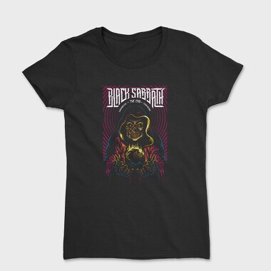 Grim Reaper Flames Crosses 2, Tricou Femei