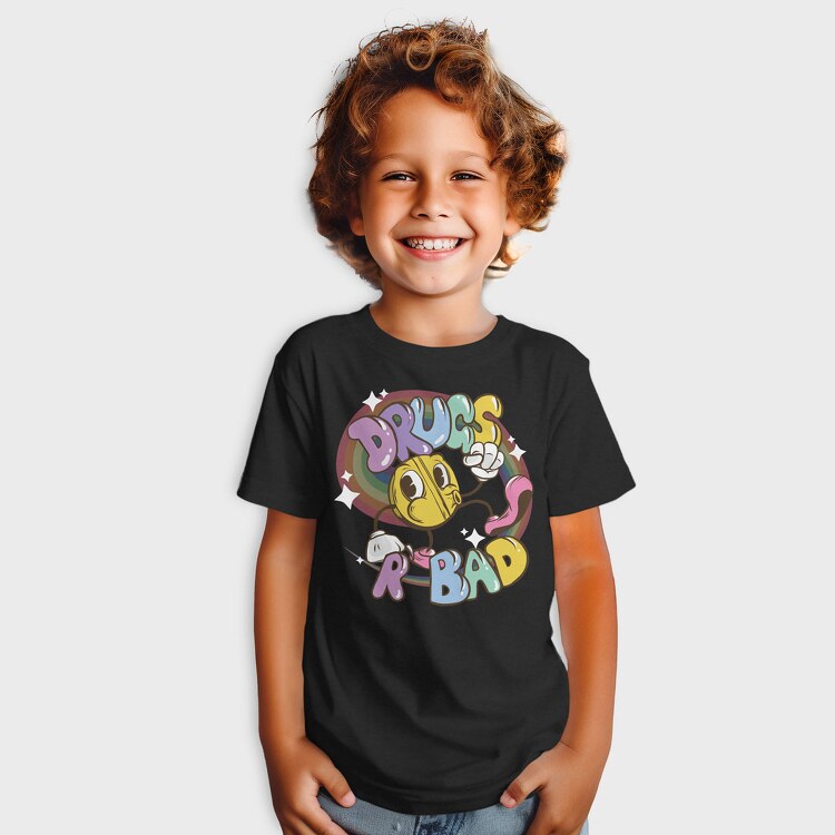 Drugs R Bad Colorful, Tricou Copii