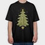 Christmas Tree, Tricou Oversize Barbati (Unisex)