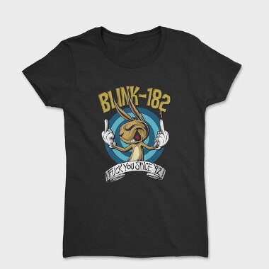 Bunny Eyes Flames 182 Funny Sarcastic, Tricou Femei