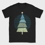 Retro Christmas Tree, Tricou Barbati (Unisex)
