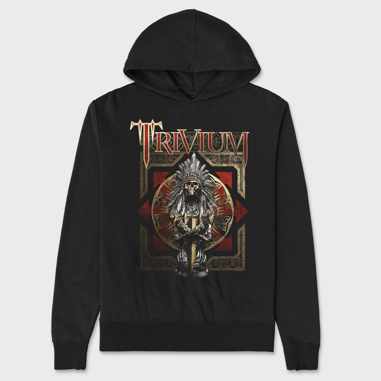 Trivium Skull Swords 2, Hanorac Oversize Barbati (Unisex)