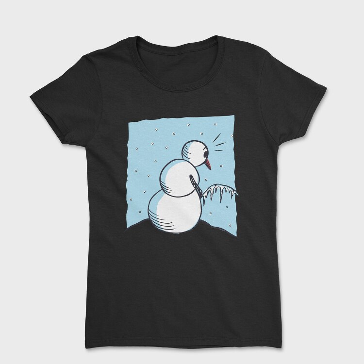 Snowman Peeing, Tricou Femei