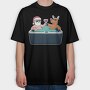 Jacuzzi Christmas, Tricou Oversize Barbati (Unisex)