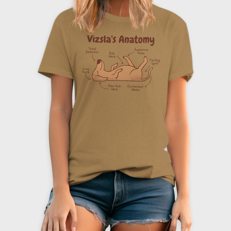 Anatomy of a Vizsla, Tricou Barbati (Unisex)