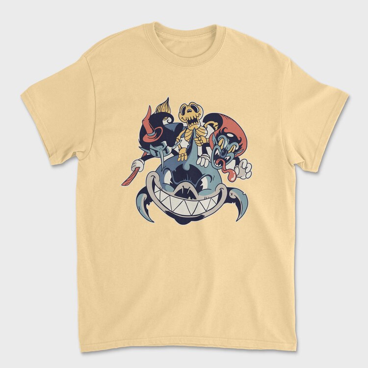 Halloween Cartoons, Tricou Barbati (Unisex)