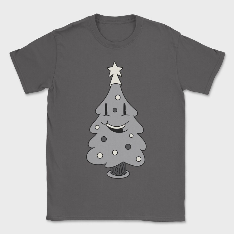 Christmas Tree Retro, Tricou Barbati (Unisex)
