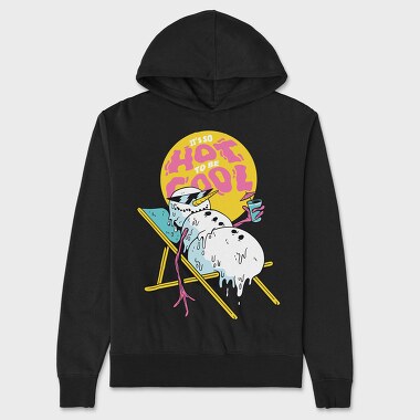 Snowman Sun Quote, Hanorac Oversize Barbati (Unisex)
