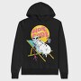 Snowman Sun Quote, Hanorac Oversize Barbati (Unisex)
