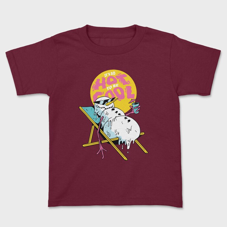 Snowman Sun Quote, Tricou Copii