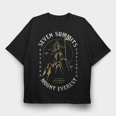 The Summit, Tricou Oversize Barbati (Unisex)
