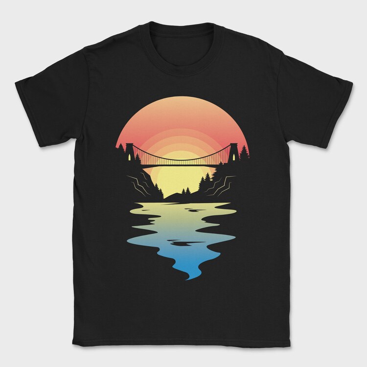 Bristol Bridge, Tricou Barbati (Unisex)