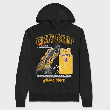 Bryant Lakers Jersey, Hanorac Oversize Barbati (Unisex)