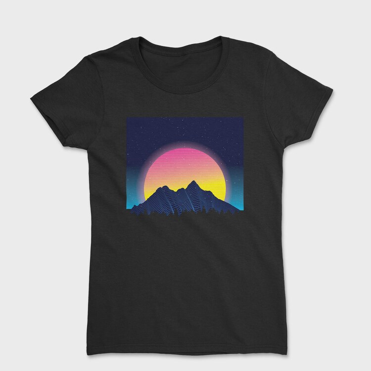 Neon Landscape, Tricou Femei