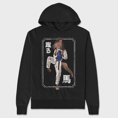 Horse Karate, Hanorac Oversize Barbati (Unisex)