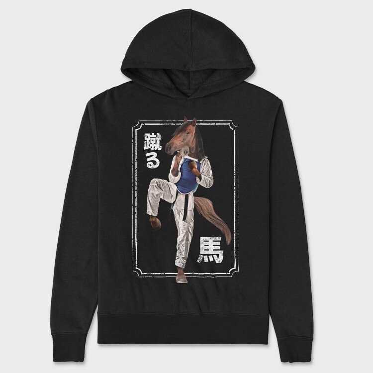 Horse Karate, Hanorac Oversize Barbati (Unisex)