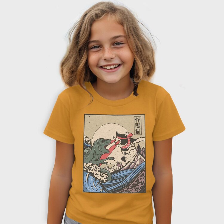 Kaiju Vs Cat, Tricou Copii