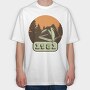 Hike 1981, Tricou Oversize Barbati (Unisex)