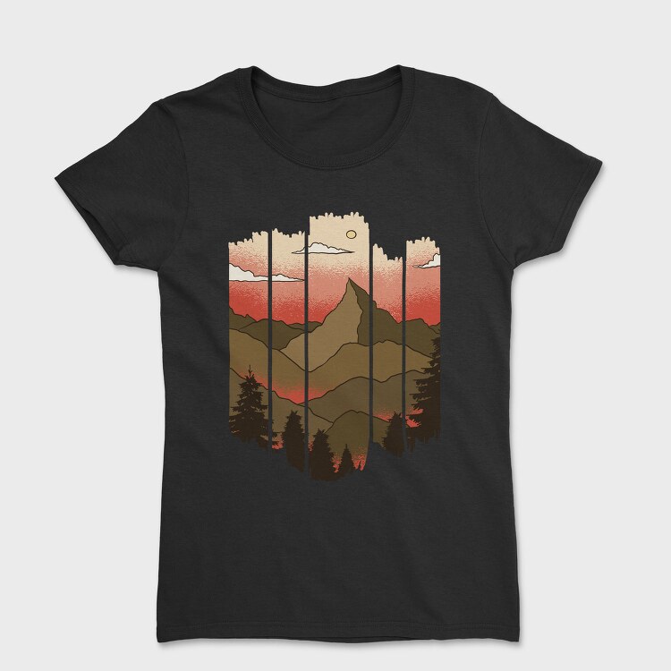 Cut Out Landscape, Tricou Femei