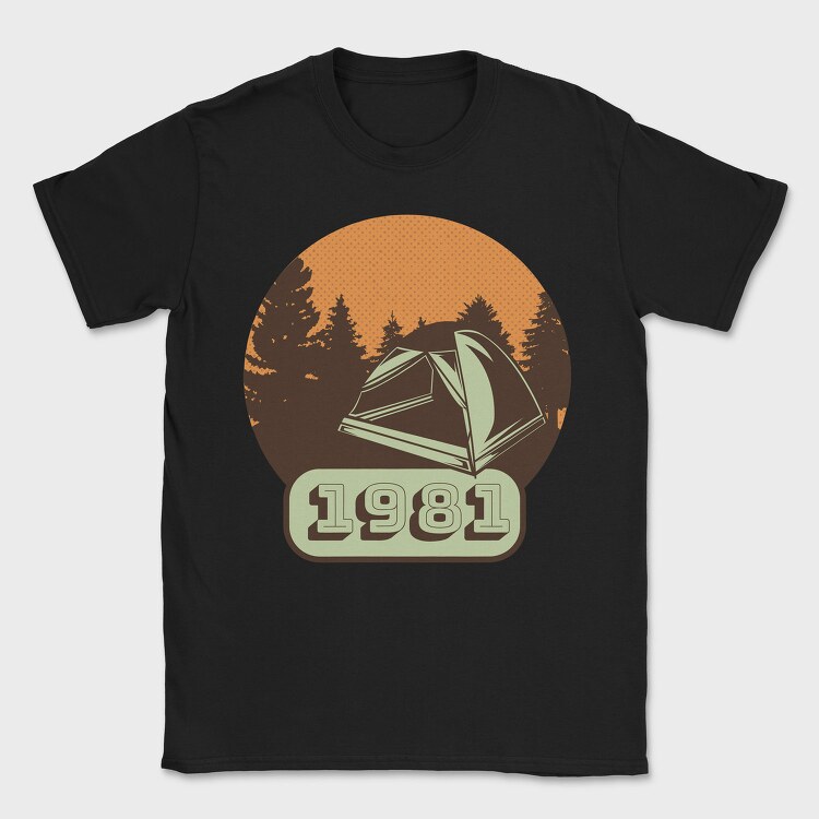 Hike 1981, Tricou Barbati (Unisex)