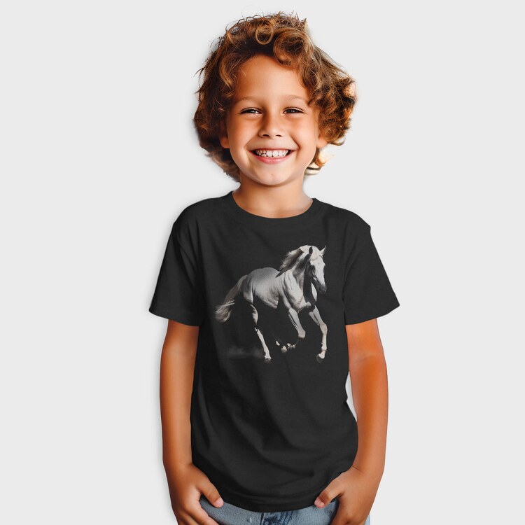 Horse Monochrome, Tricou Copii