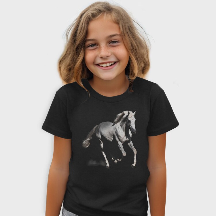 Horse Monochrome, Tricou Copii