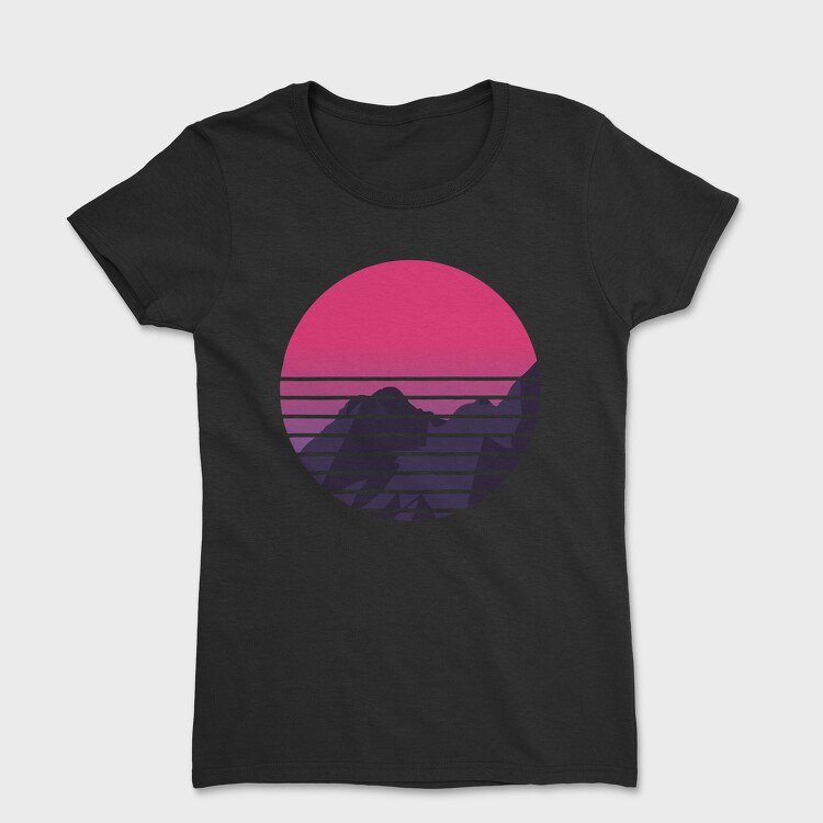 Retro Mountain, Tricou Femei
