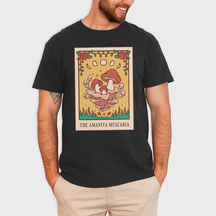 The Amanita Muscaria, Tricou Barbati (Unisex)