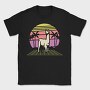 Retro Llama, Tricou Barbati (Unisex)