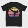 Martial Arts Retro Sunset, Tricou Barbati (Unisex)