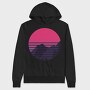 Retro Mountain, Hanorac Oversize Barbati (Unisex)
