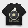 Retro, Tricou Oversize Barbati (Unisex)