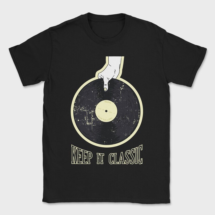 Retro, Tricou Barbati (Unisex)