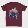 Retro Pug, Tricou Barbati (Unisex)