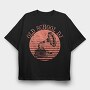 Gramophone Vintage, Tricou Oversize Barbati (Unisex)