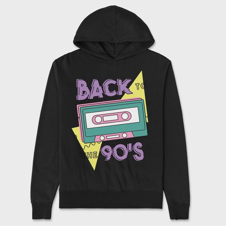 Back To The 90S, Hanorac Oversize Barbati (Unisex)