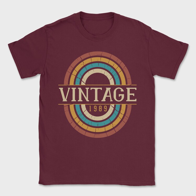Vintage 1989, Tricou Barbati (Unisex)