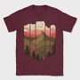 Cut Out Landscape, Tricou Barbati (Unisex)