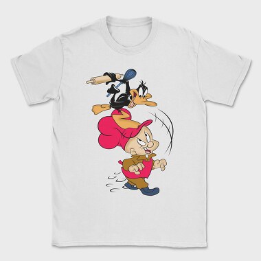 Daffy Duck Cooking Rolling Pin, Tricou Barbati (Unisex)