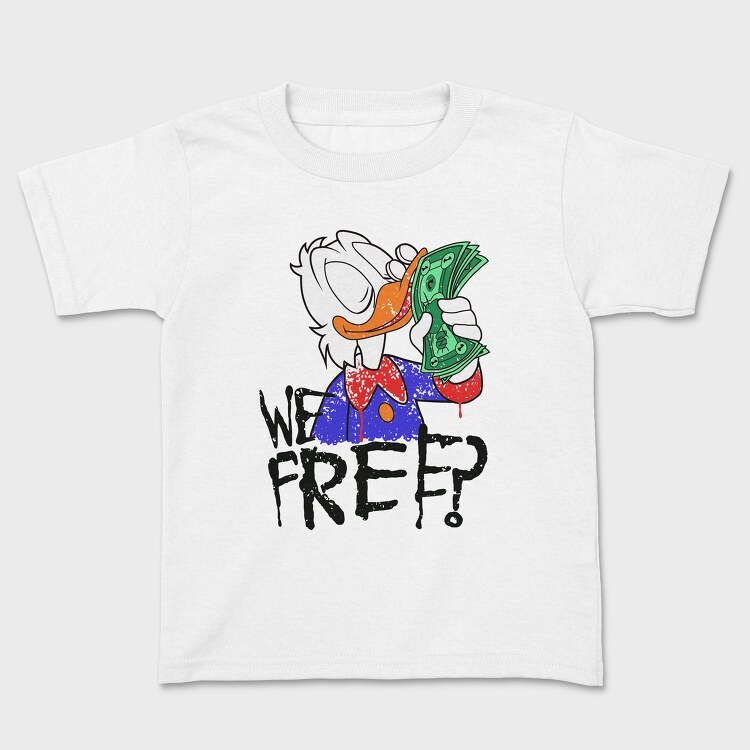 Daffy Duck Money Free Urban Art, Tricou Copii
