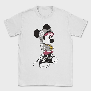 Mickey Mouse Boy Style Urban Art, Tricou Barbati (Unisex)