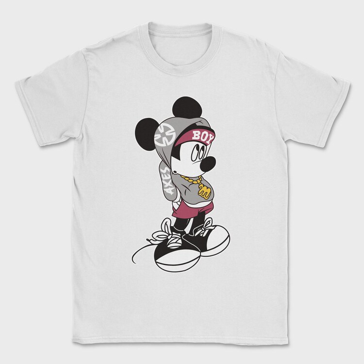 Mickey Mouse Boy Style Urban Art, Tricou Barbati (Unisex)