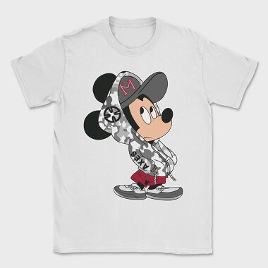 Mickey Mouse Camo Style Urban Art 99, Tricou Barbati (Unisex)