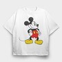 Mickey Mouse Classic Style Urban Art 99, Tricou Oversize Barbati (Unisex)